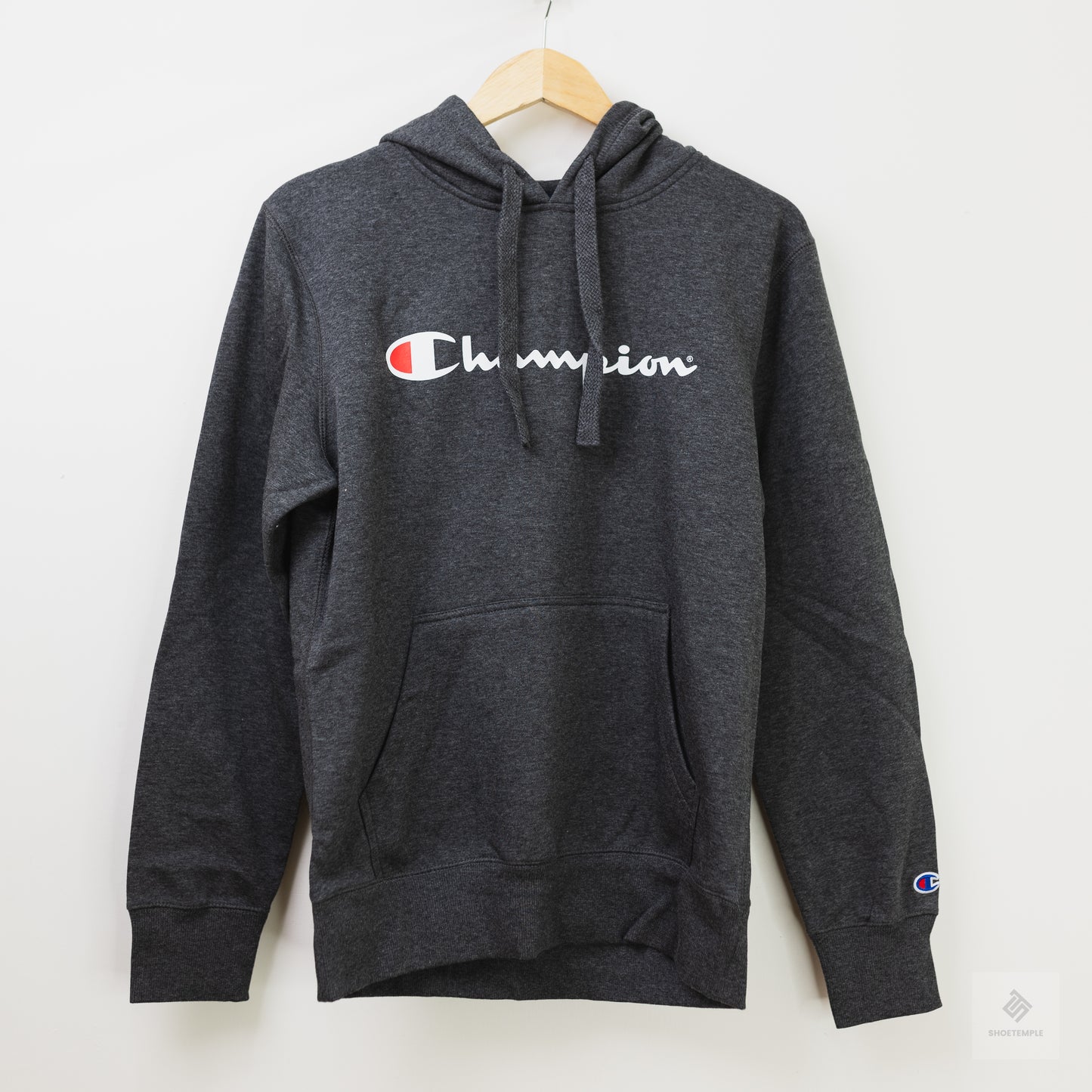 Champion Script Hoodie - Dark Grey