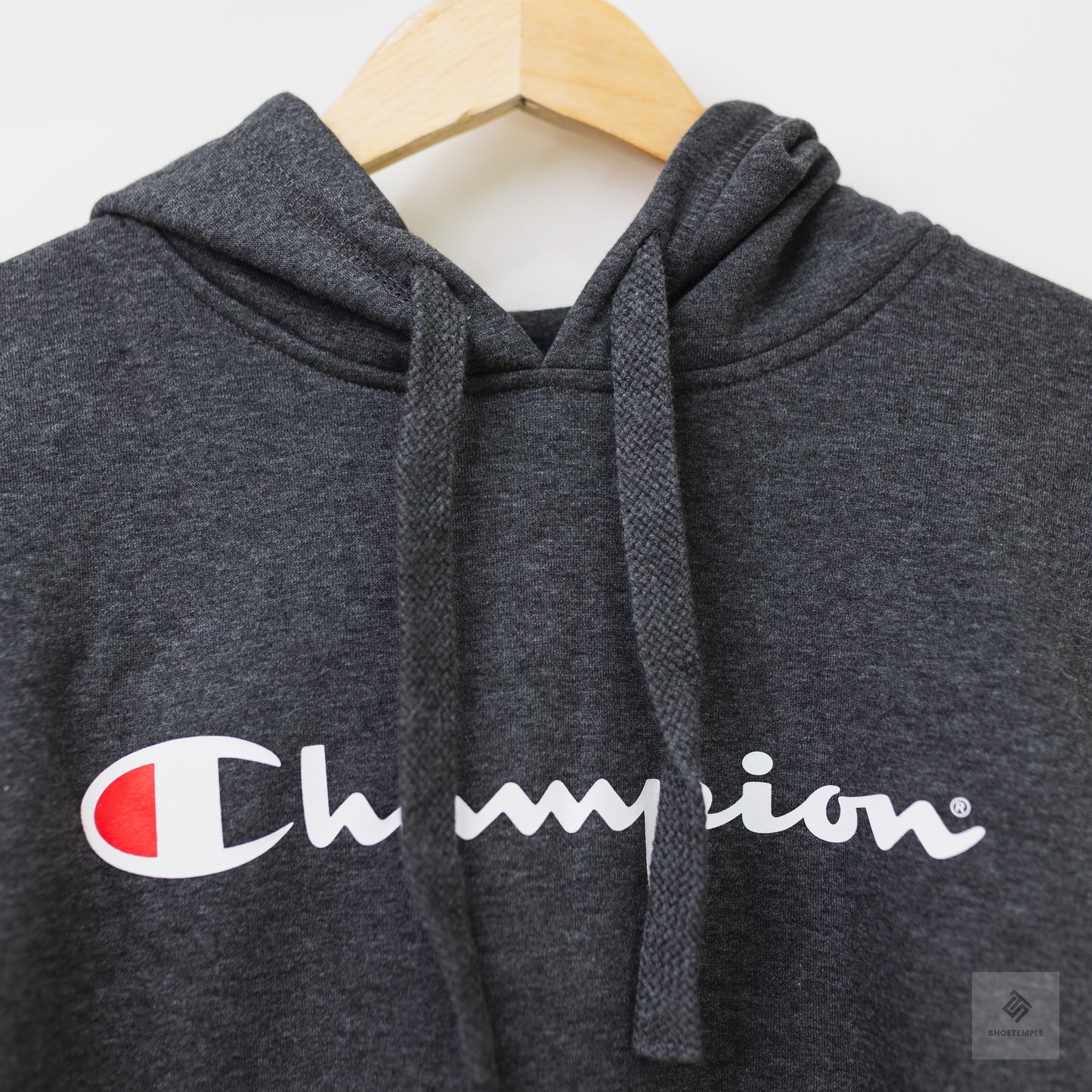 Champion Script Hoodie - Dark Grey