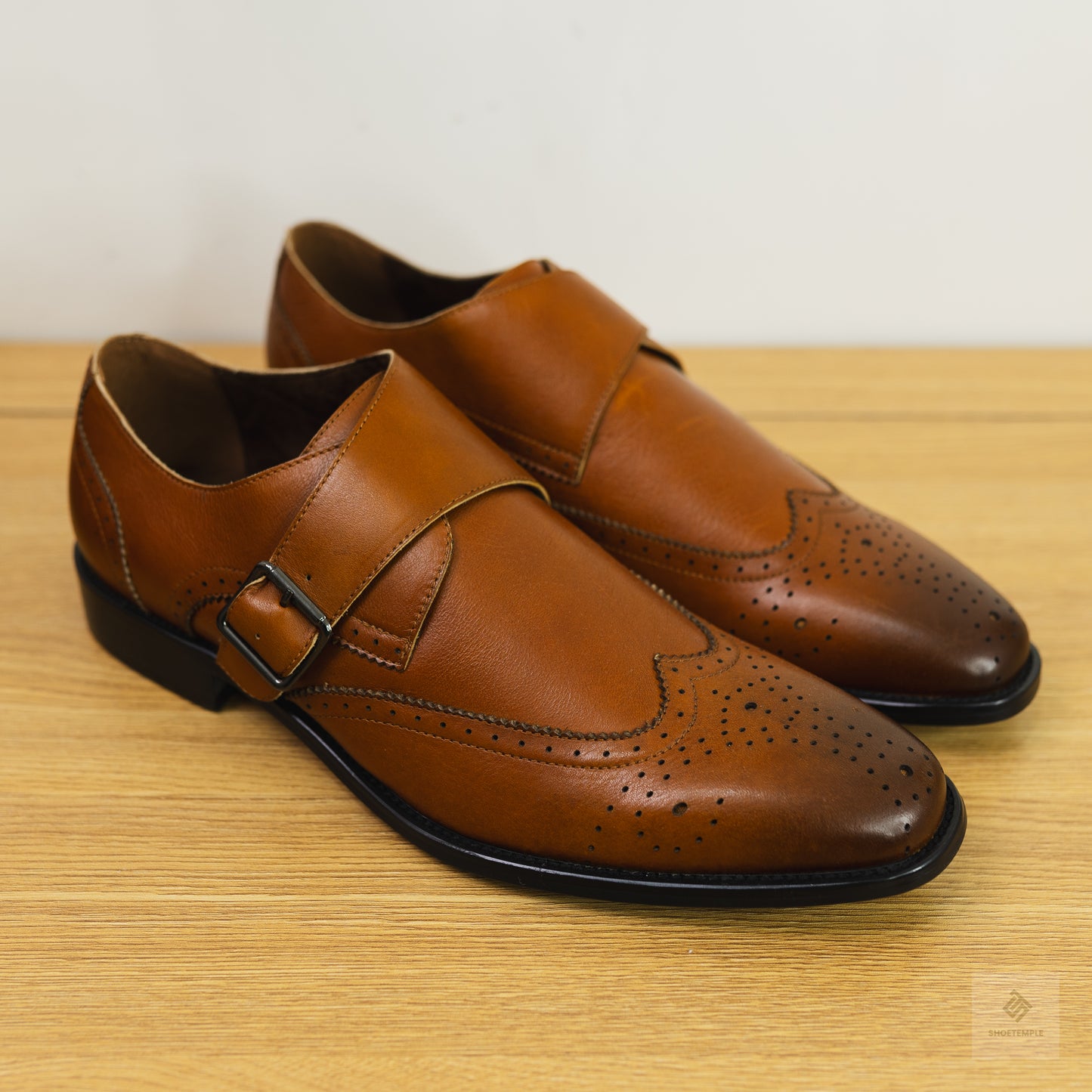Jeff Banks Single Monk Strap Shoes