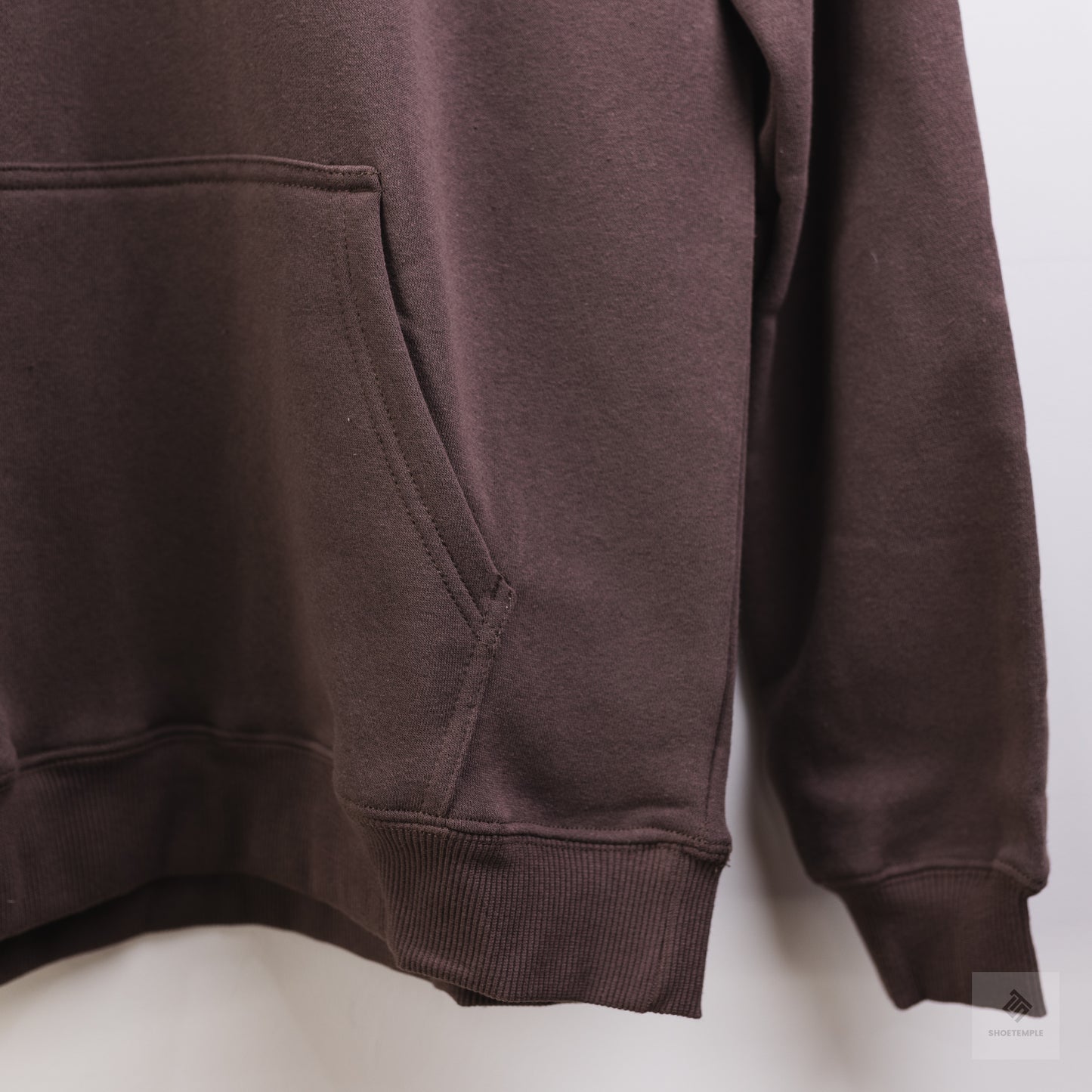 Graphic Fleece Pullover - Colour Washed Chocolate/ Motor City