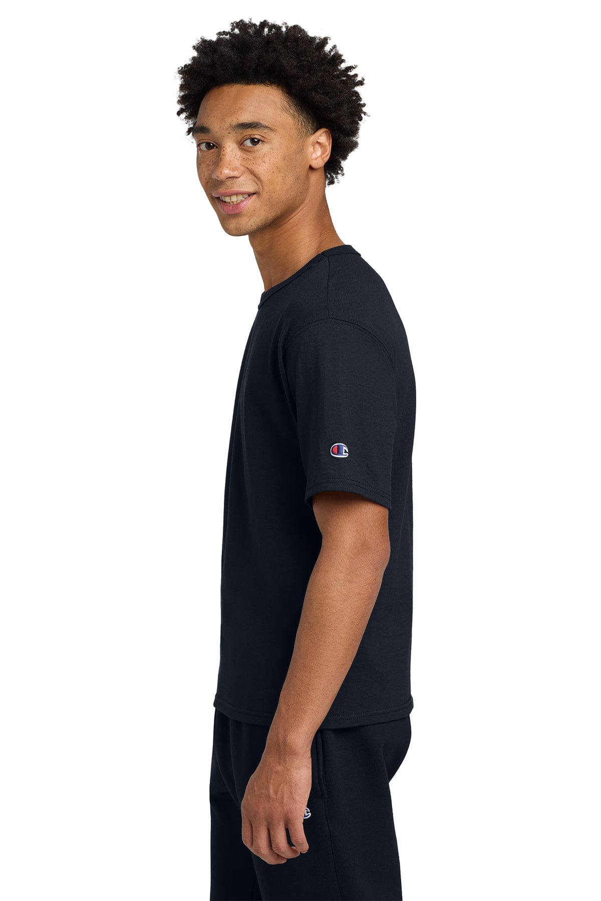 Champion ® Heritage 7-Oz. Jersey Tee - Navy