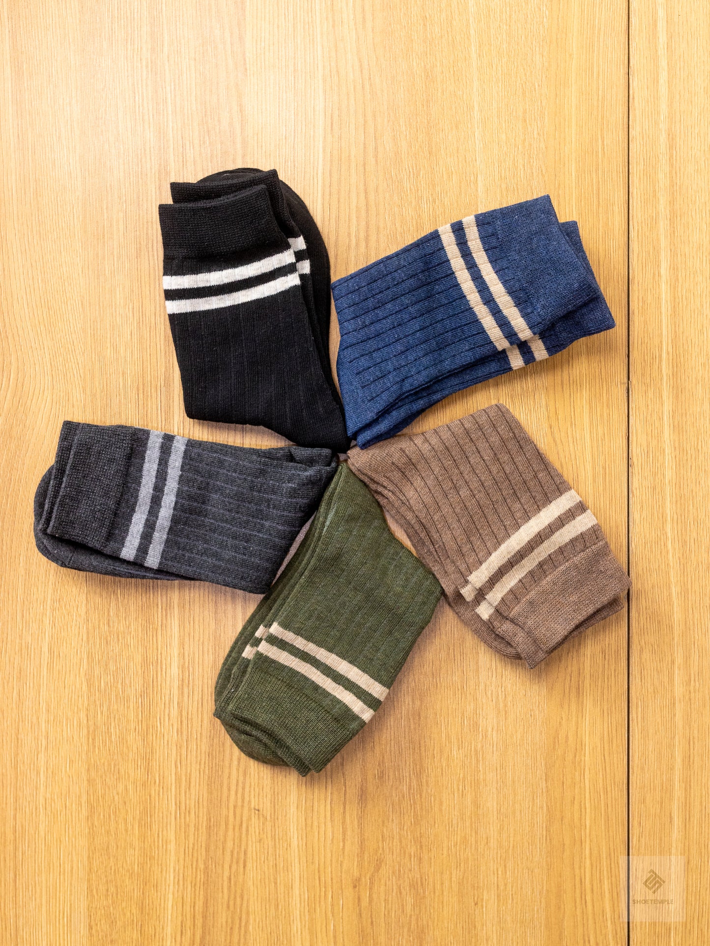 Mens Athletic Cotton Socks Five Pack Ankle Sock