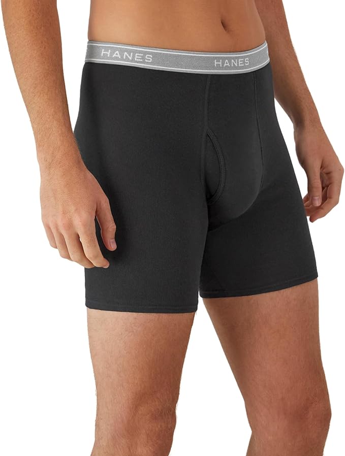 5-Pack Men's Boxer Briefs | Cool & Breathable Cotton Moisture-Wicking Underwear