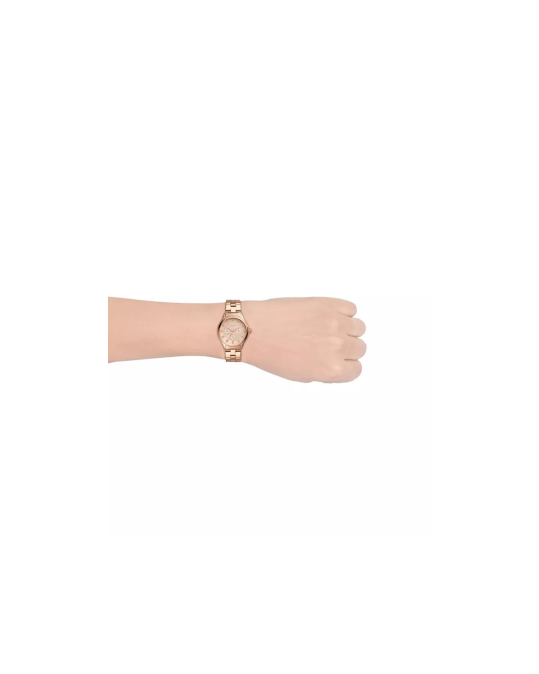 Ladies Modern Sophisticate Multifunction, rose gold tone stainless steel watch 36mm (Ladies)