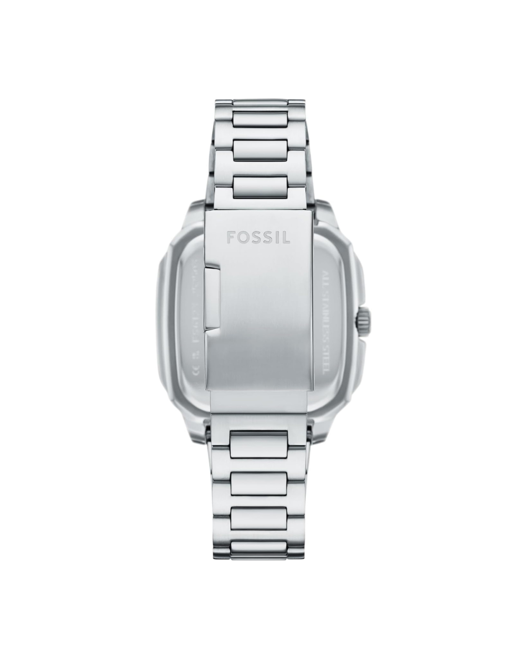 Fossil Men's Watch, Crosby Three-Hand Date Stainless Steel Watch for Men 42mm