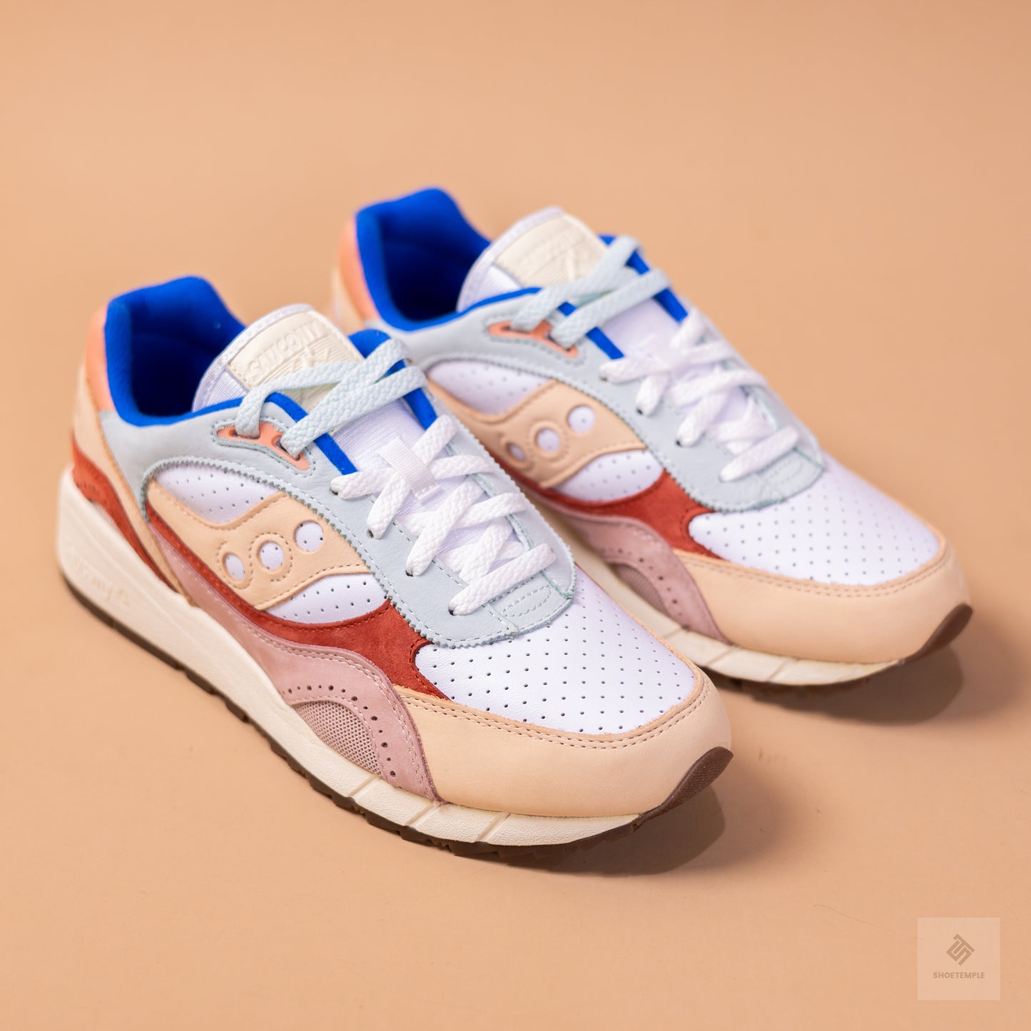 Saucony Shadow 6000 White Multi-Color Sneaker