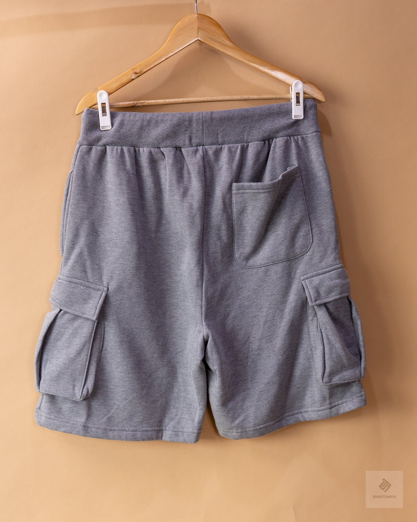 Factorie Cargo Jogger Shorts - Grey