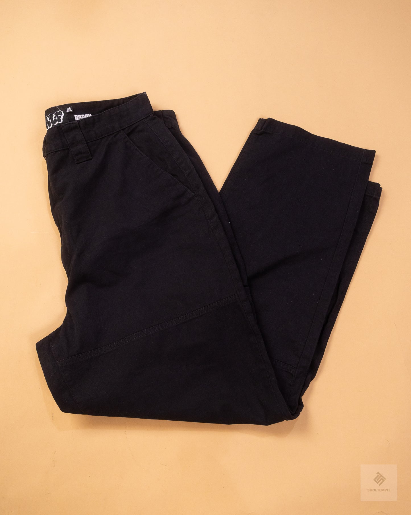 Half Half Work Pant Black