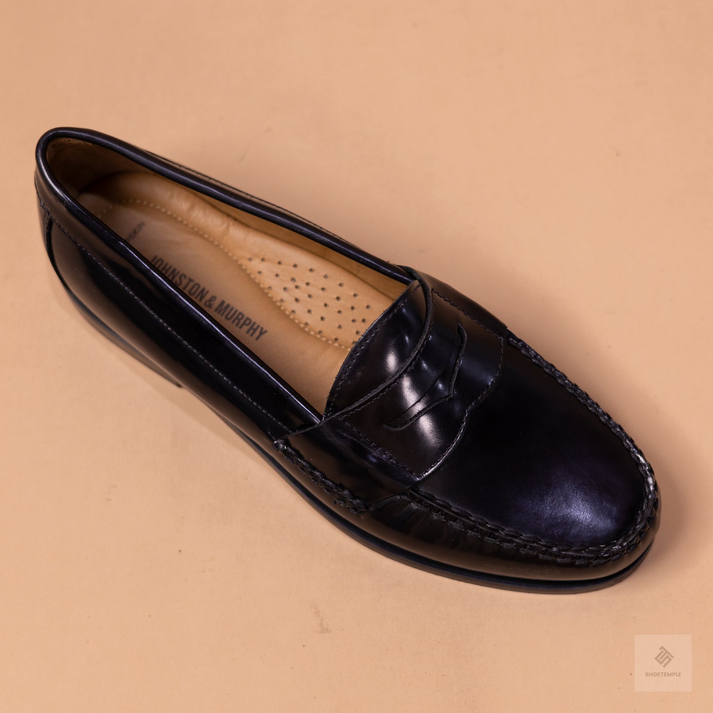 Johnston and Murphy Penny Loafer - Black