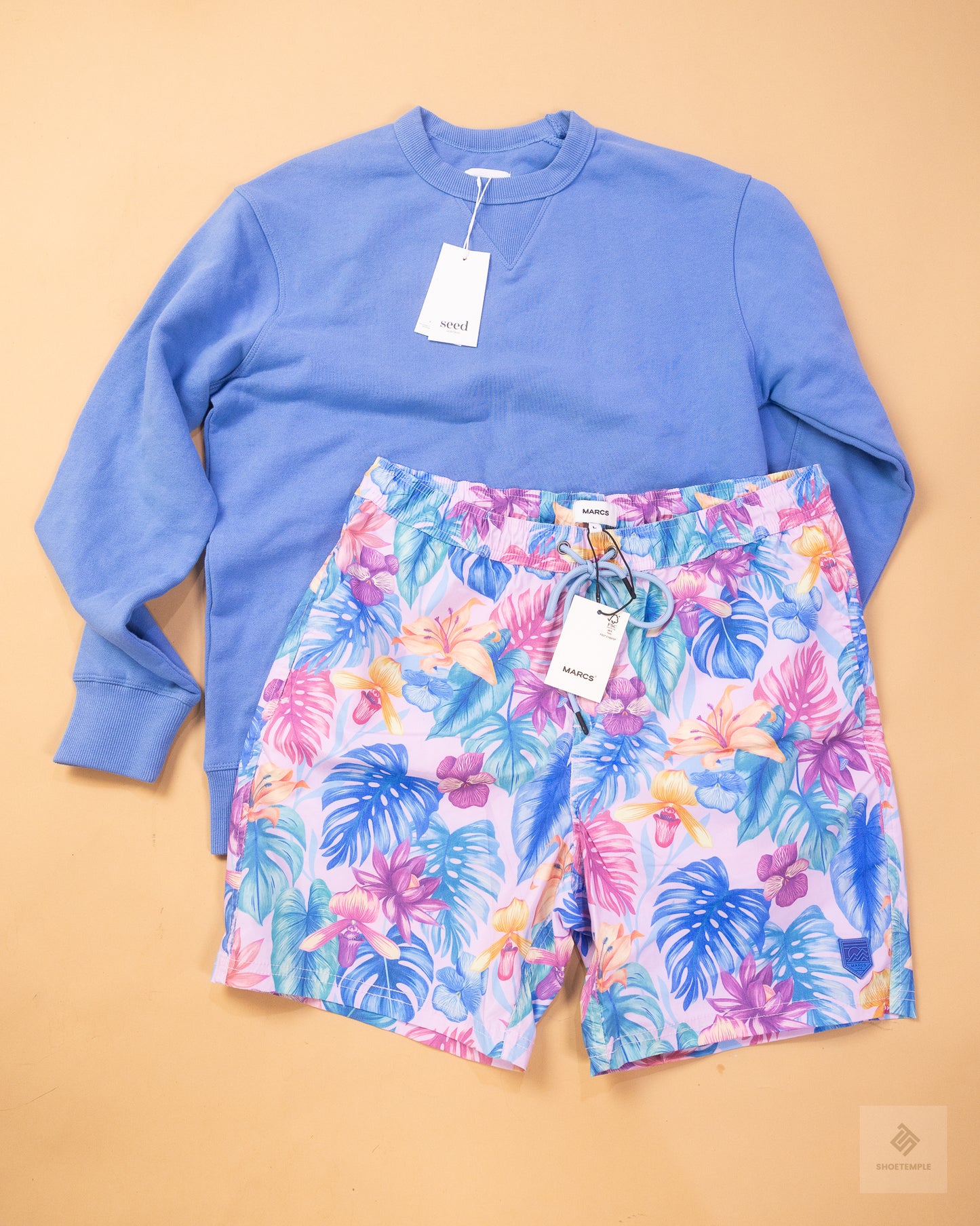 Marcs Heat Wave Swim Shorts in Pink Multi