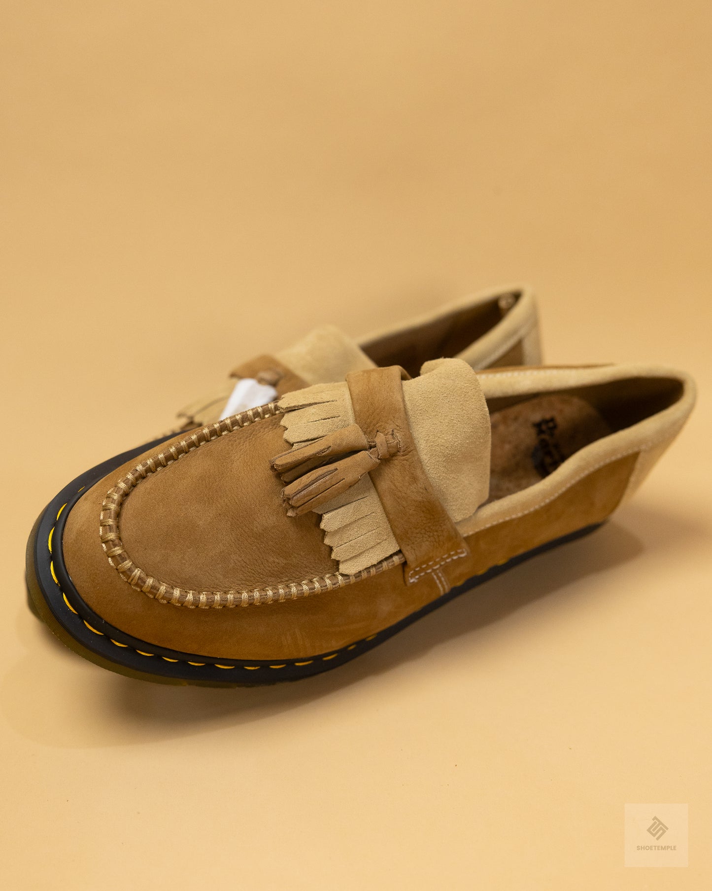 Dr. Martens Adrian Tassel Loafers - Khaki Nubuck