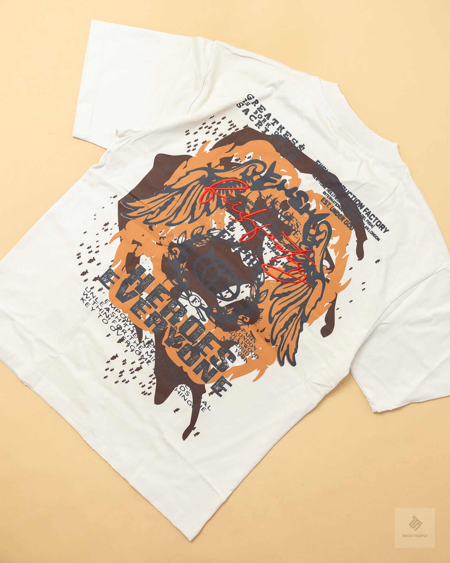 FIISH Heroes Everyone Wolf Heavy Weight Graphic T-Shirt