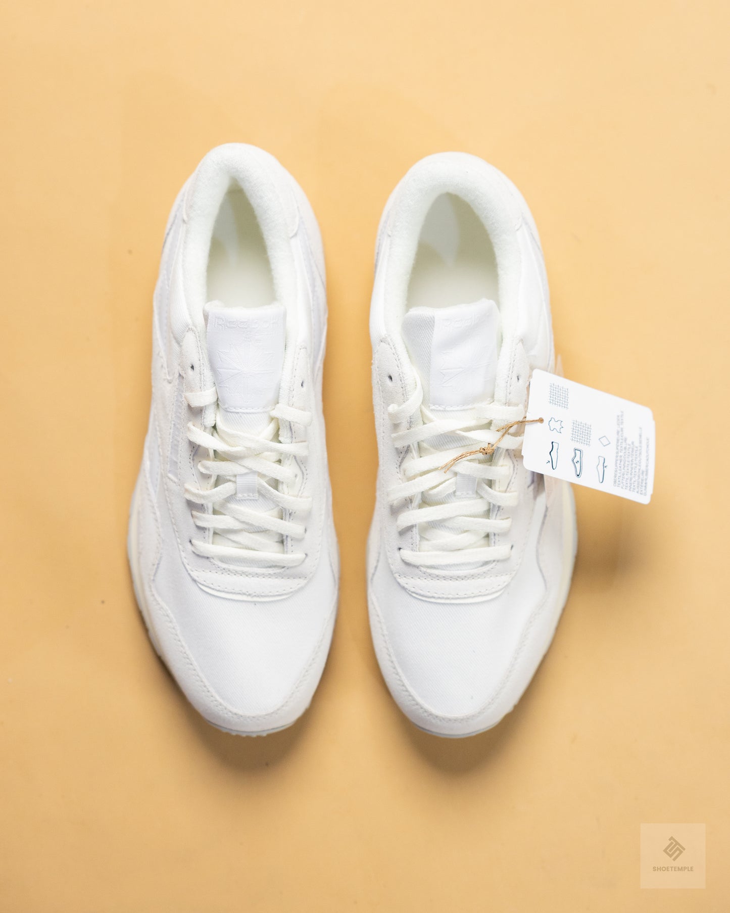 Reebok Classic Nylon Shoes – Triple White
