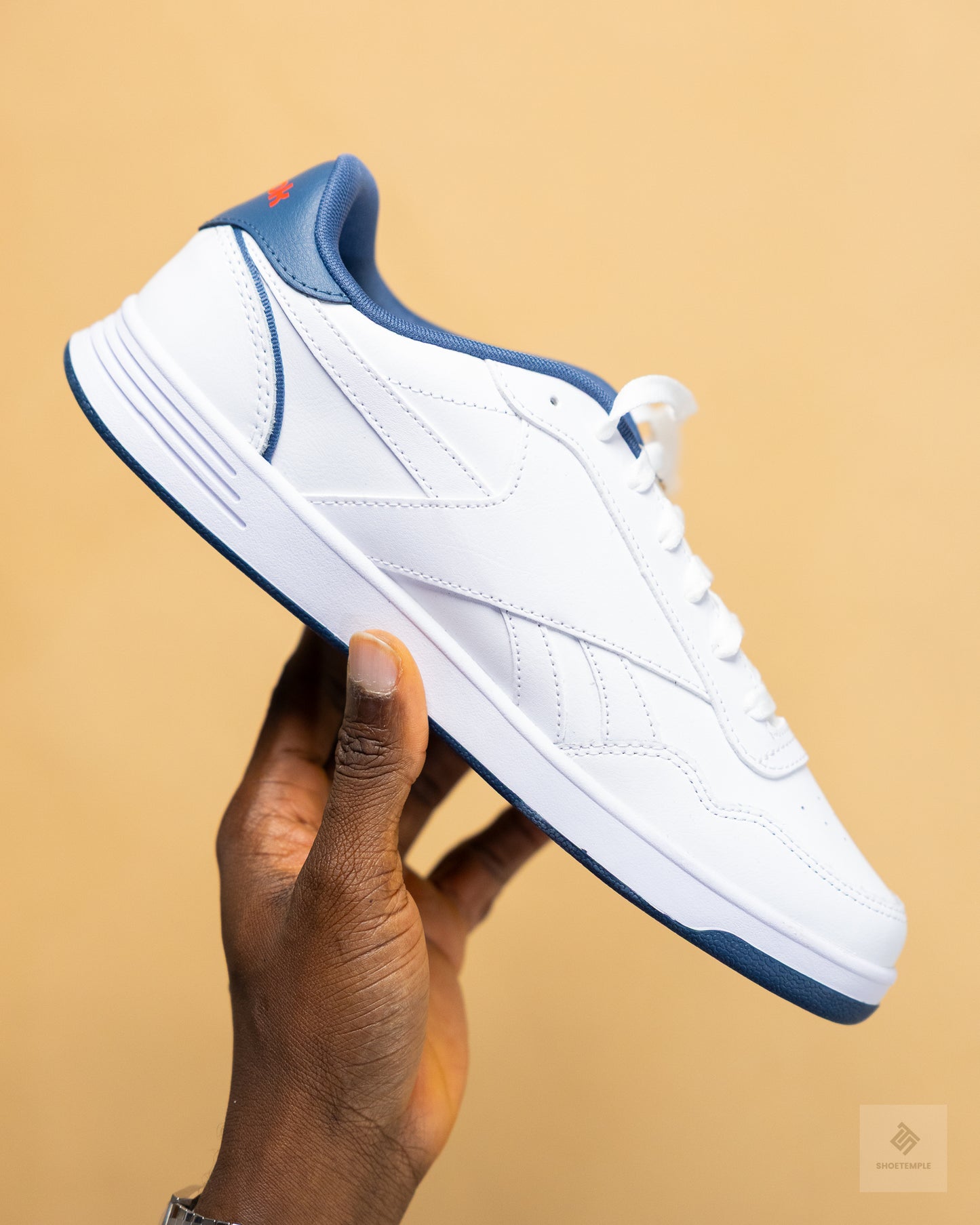Reebok Court Advance Sneakers – White/Steel Blue