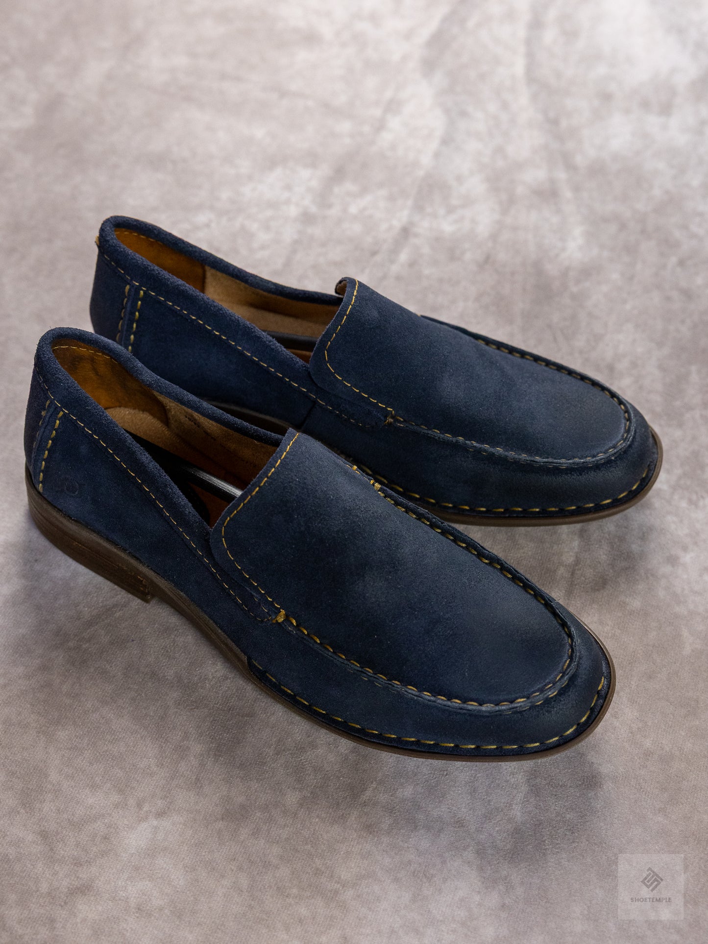 Born Suede Loafer in navy