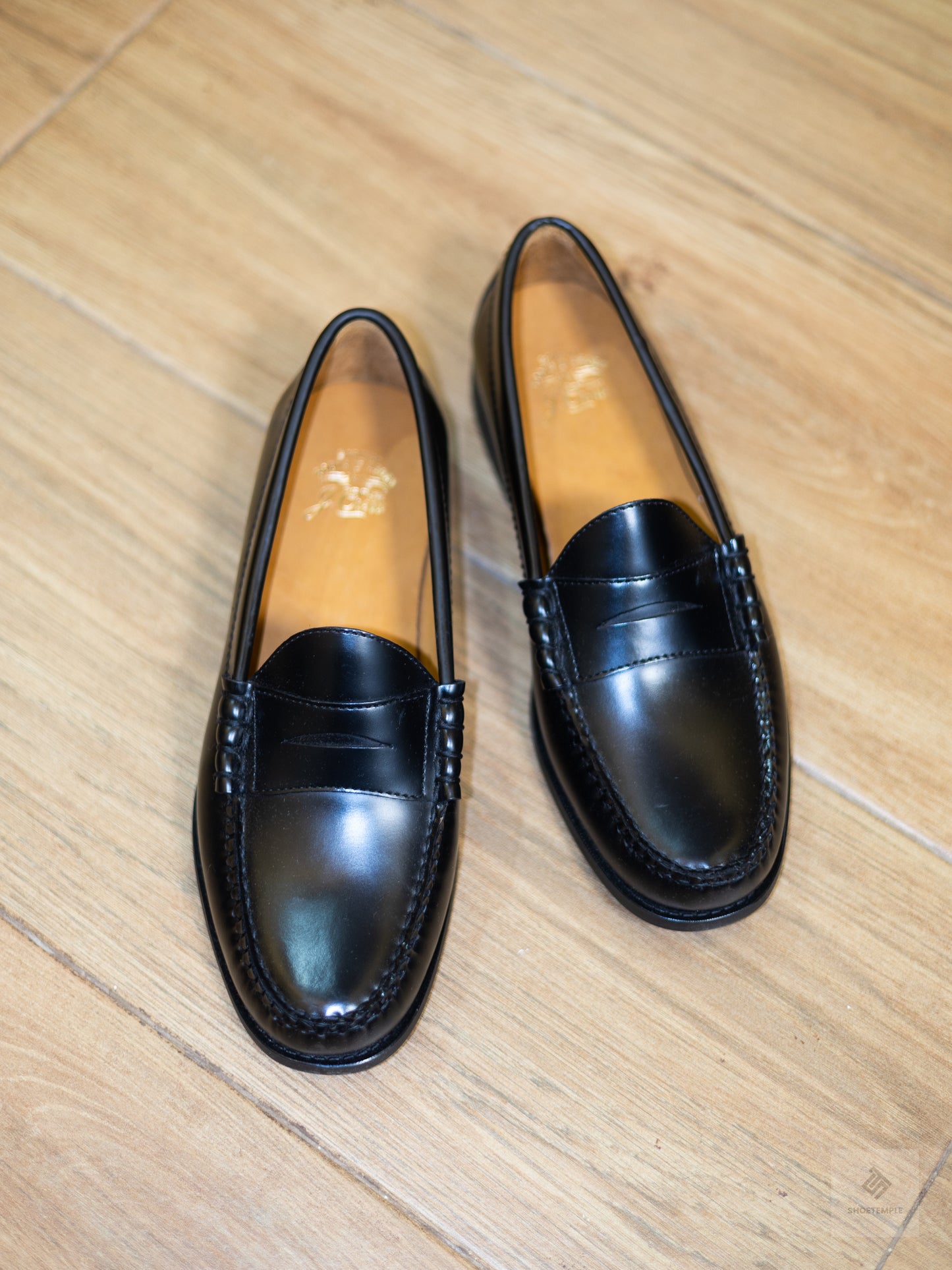 J.Crew Leather Penny Loafer Black