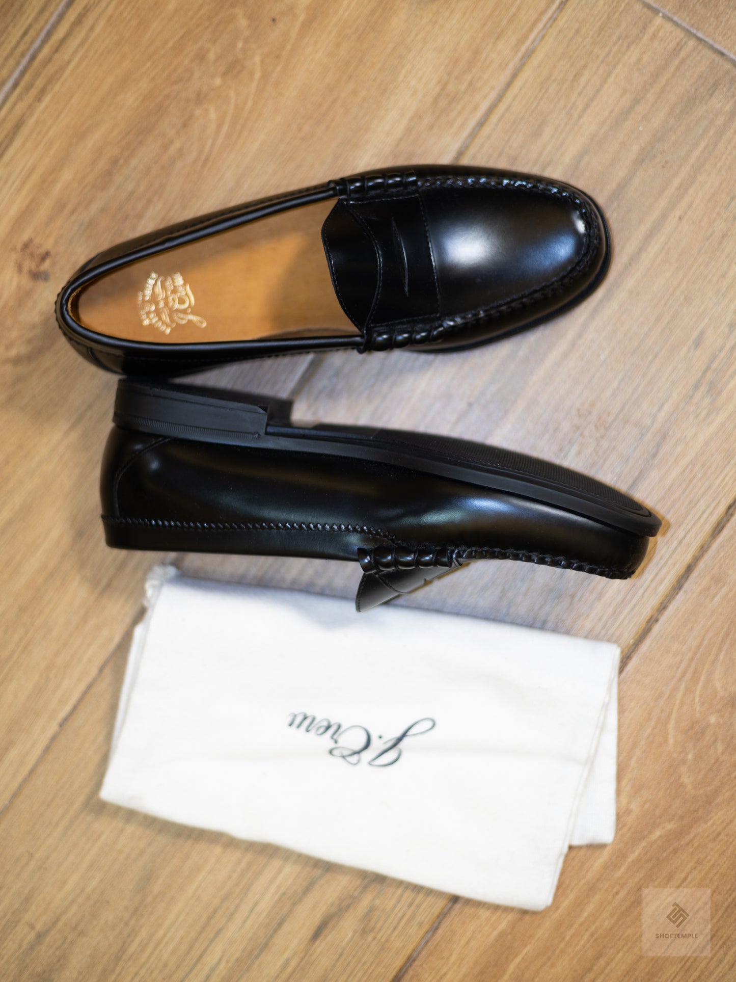 J.Crew Leather Penny Loafer Black