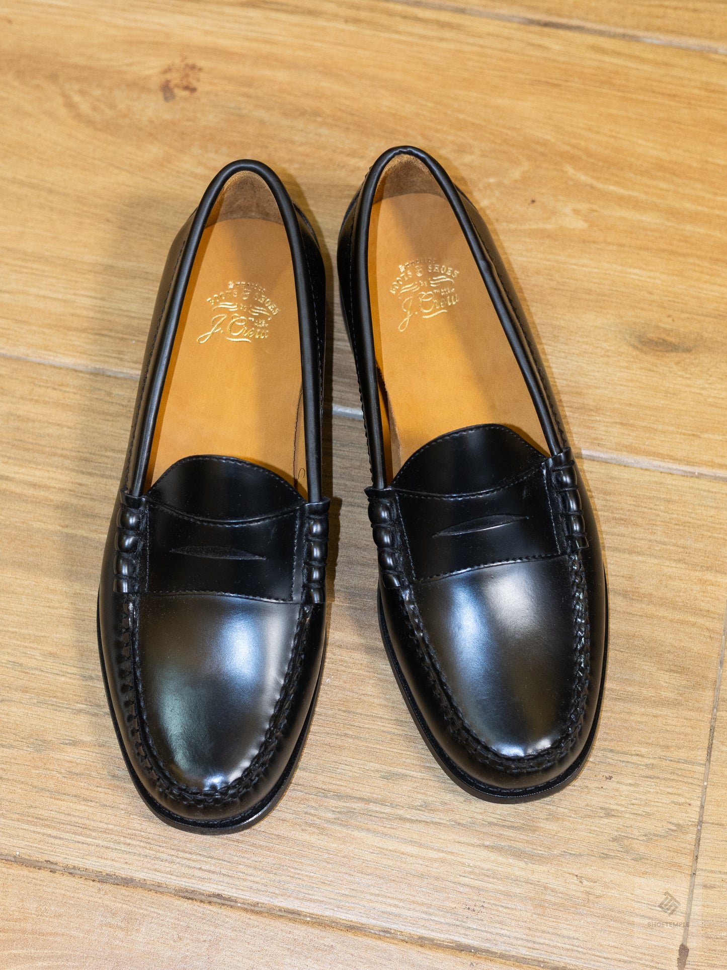 J.Crew Leather Penny Loafer Black