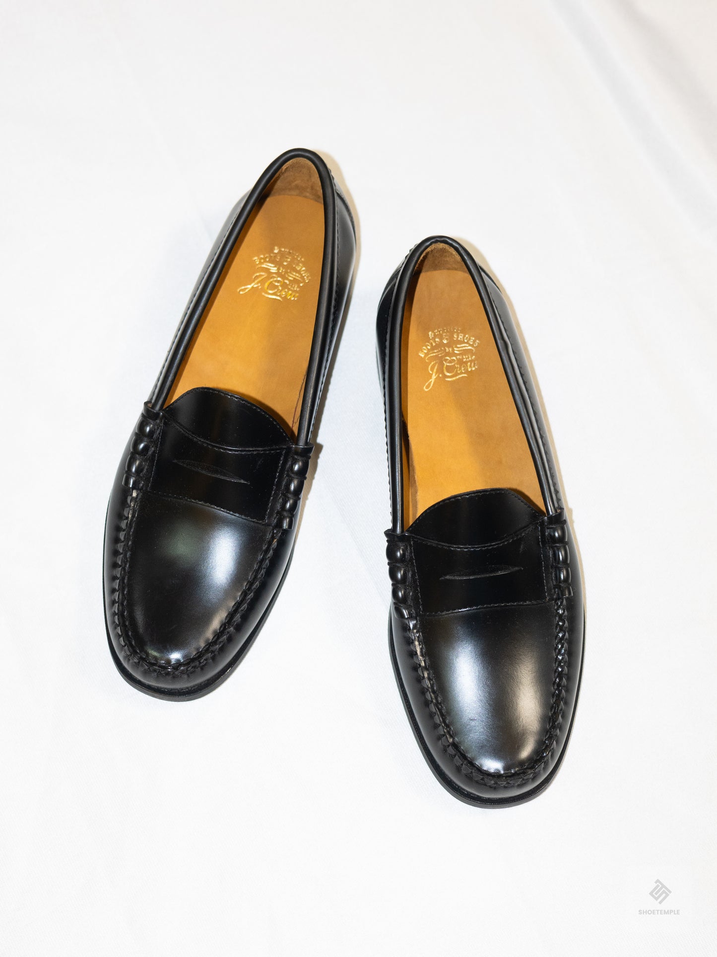 J.Crew Leather Penny Loafer Black