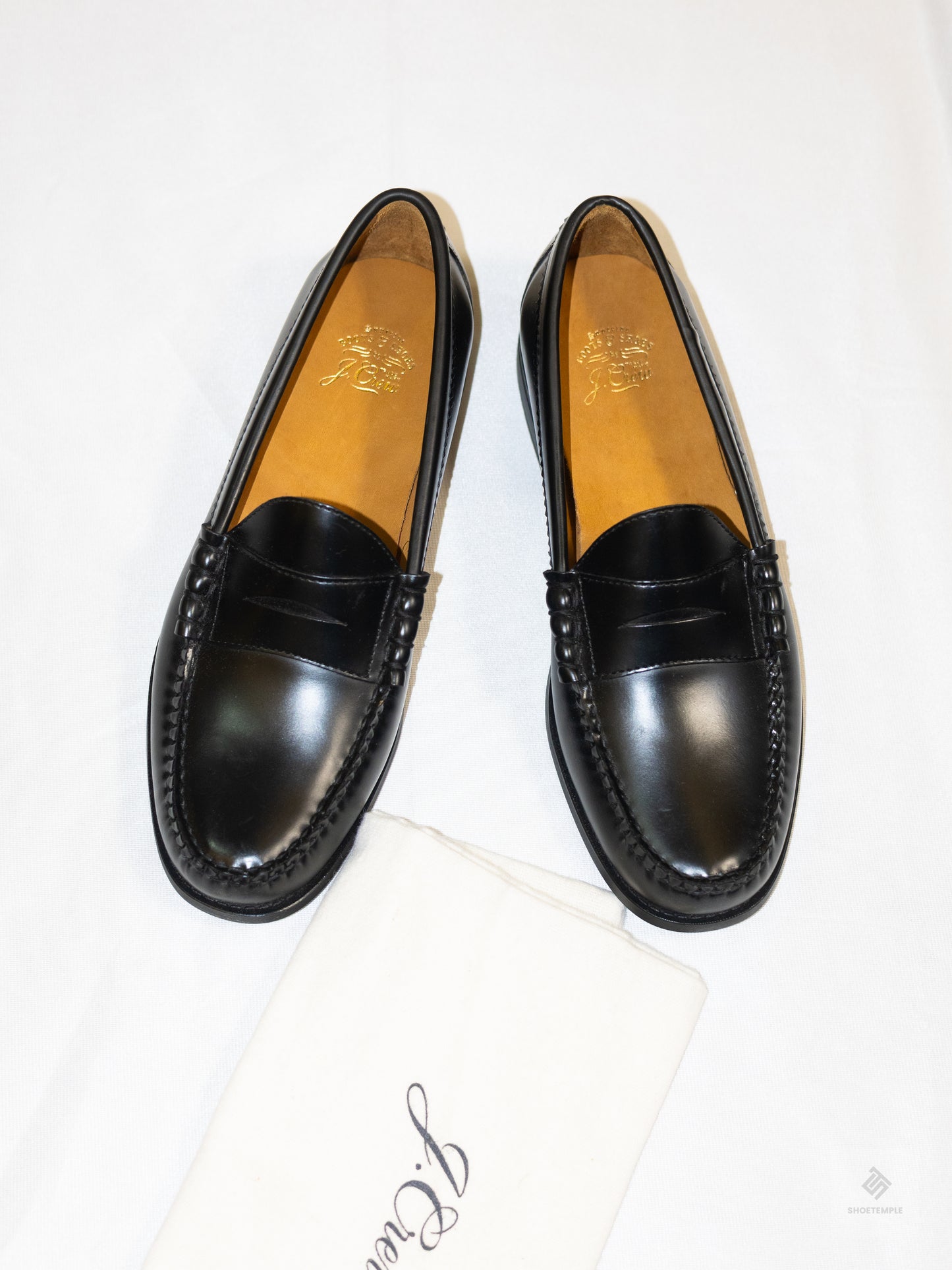 J.Crew Leather Penny Loafer Black