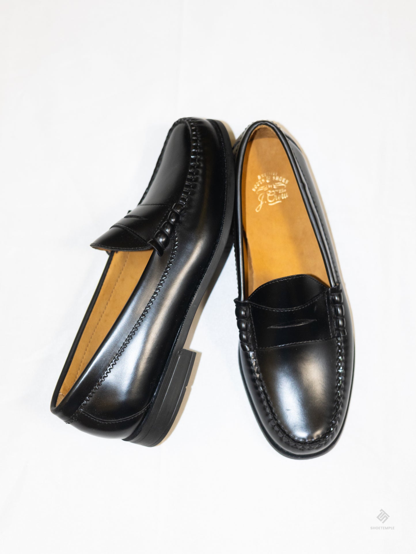 J.Crew Leather Penny Loafer Black