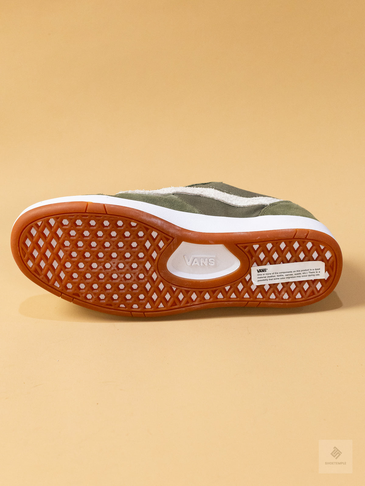 Olive green Vans Cruze Too ComfyCush