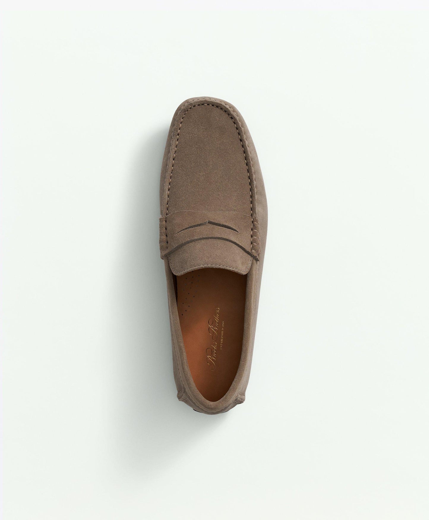 Brooks Brothers Jefferson Suede Driving Moccasins
