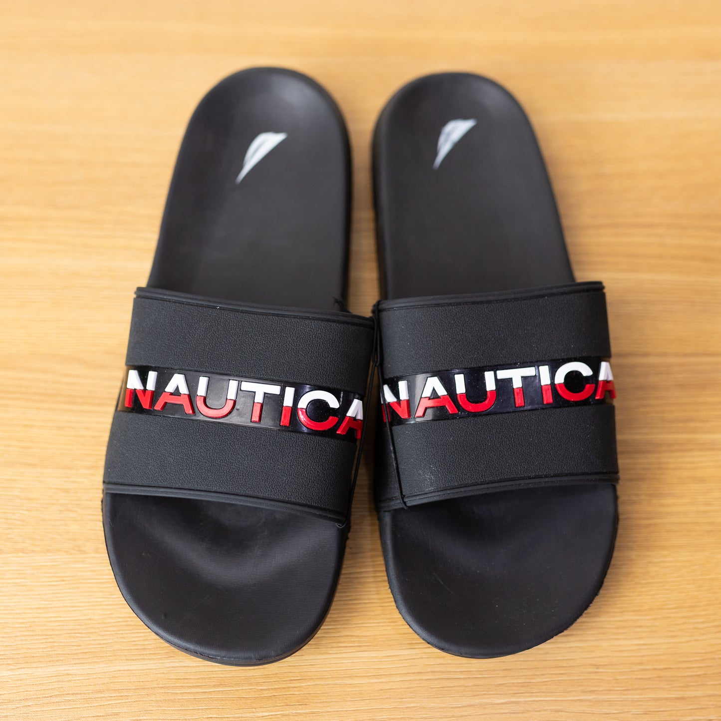 Nautica Stono 2 Slides Stripe Black