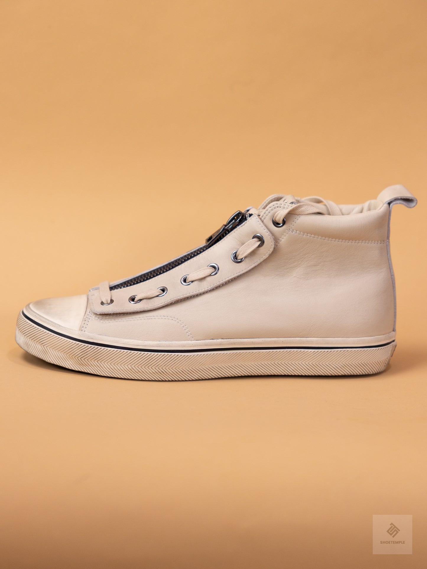 John Varvatos Men's 315 Vulc Zip Mid-top Sneaker