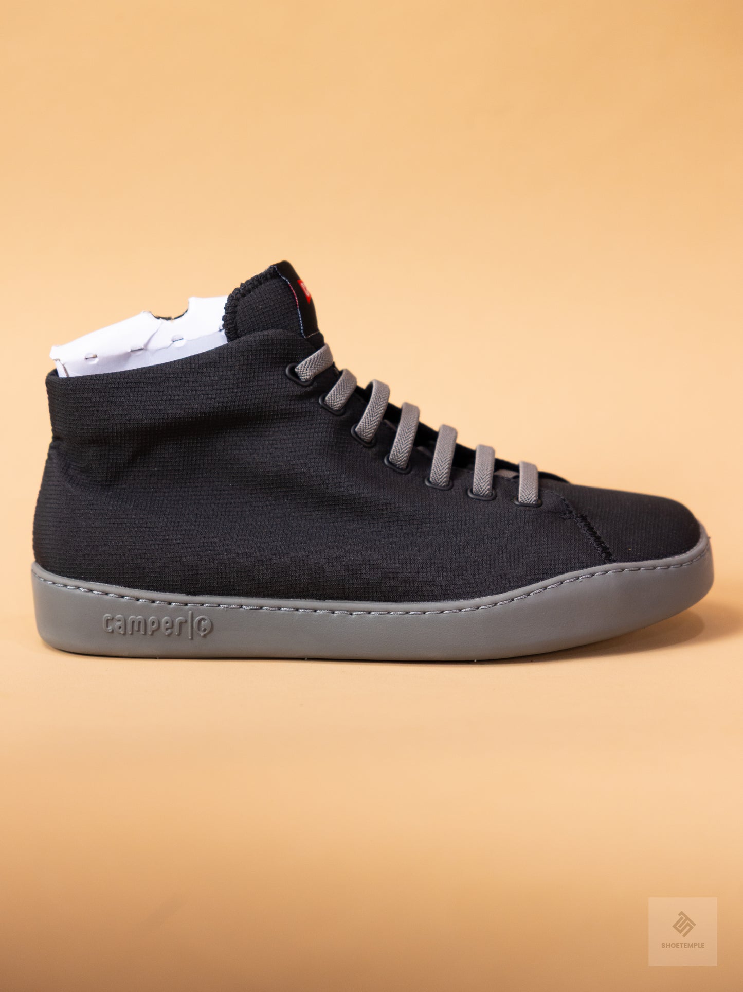 Camper Peu Touring Black Textile Sneaker Boots for Men.