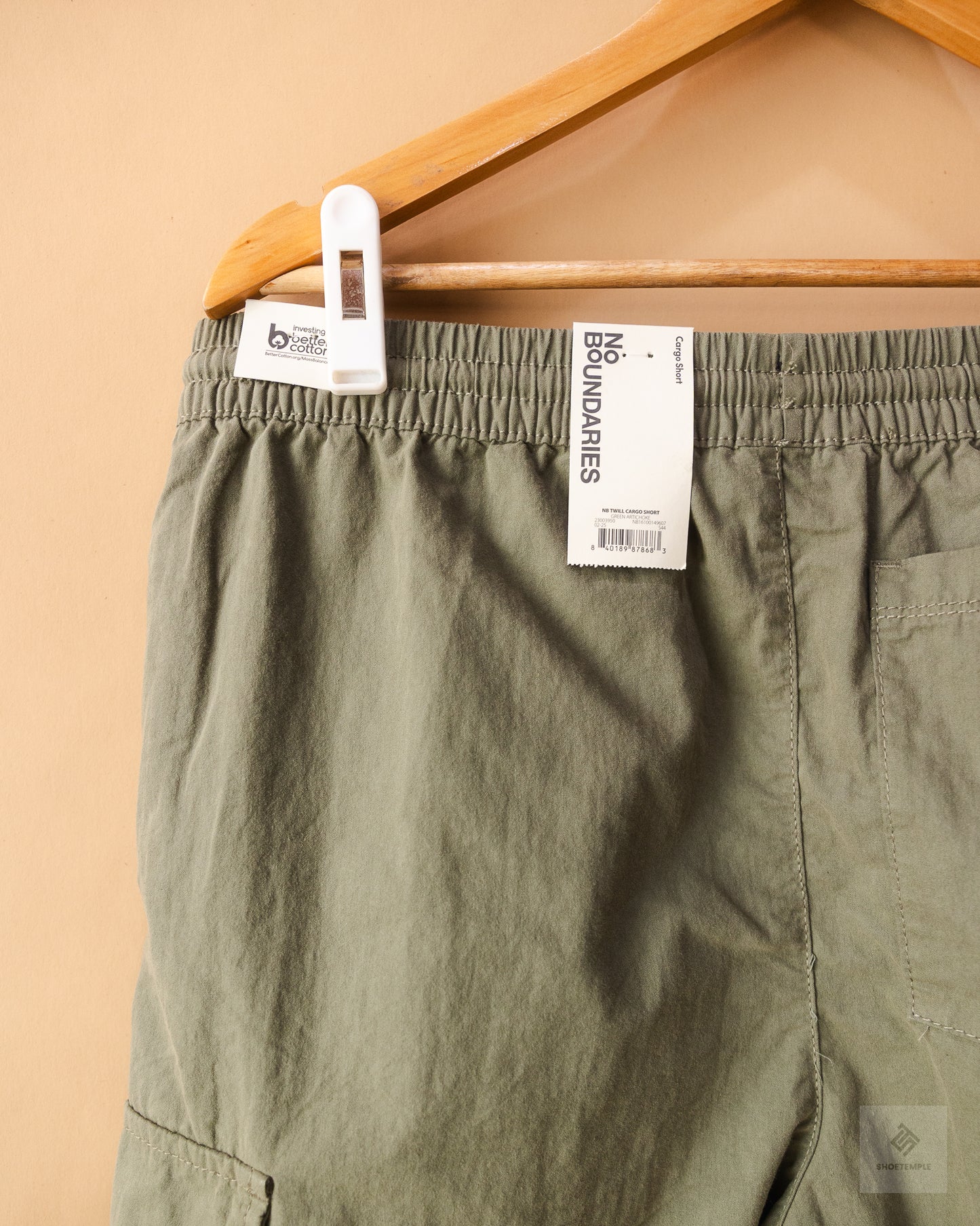 No Boundaries Side Pocket Shorts Green