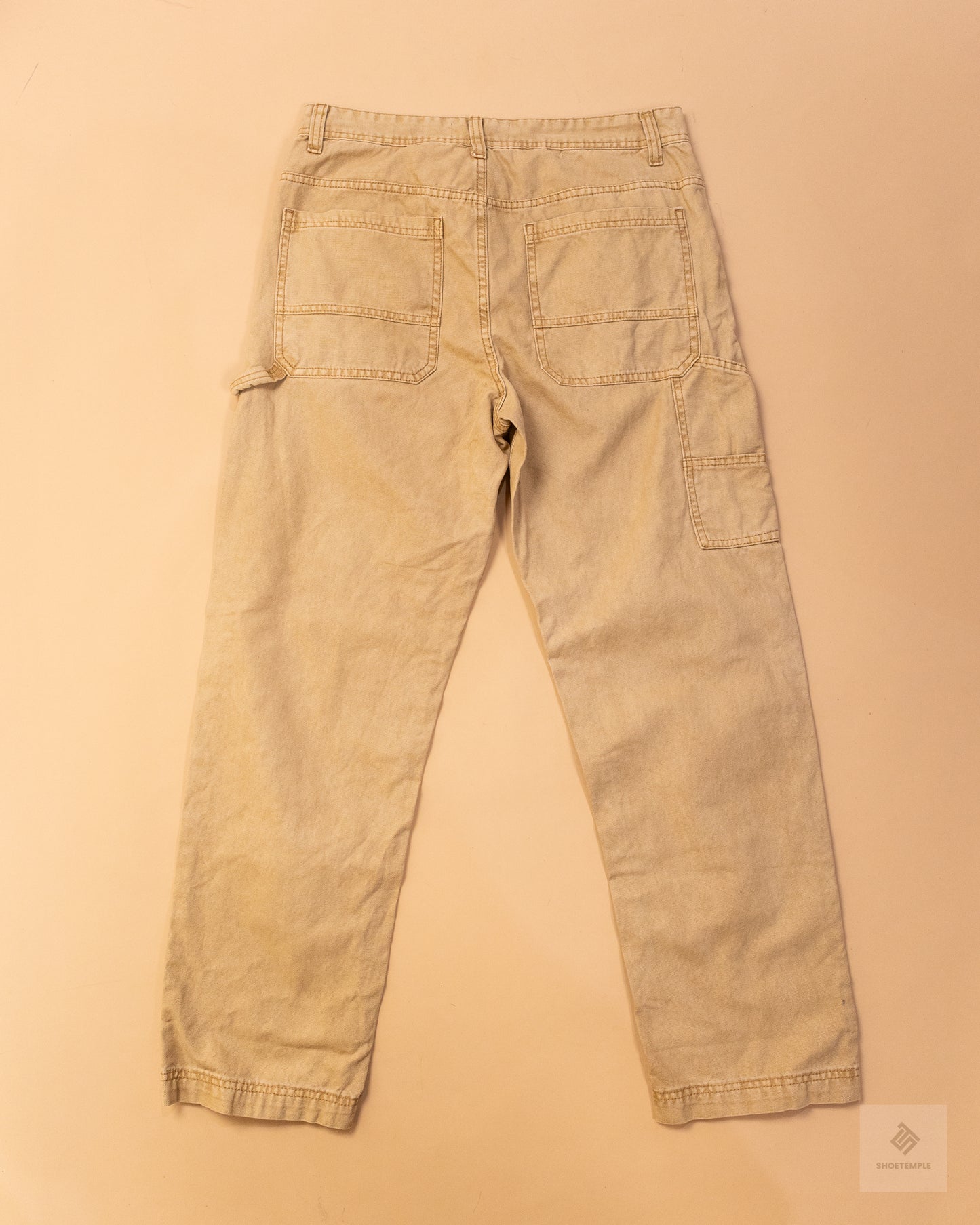 Cotton On Khaki Cargo Pants Loose Fit