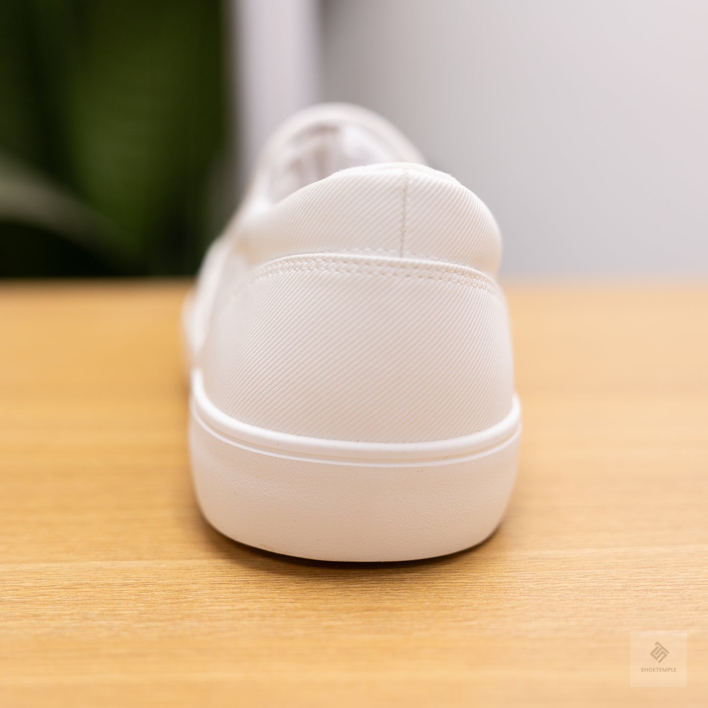 Zara All White Slip Ons
