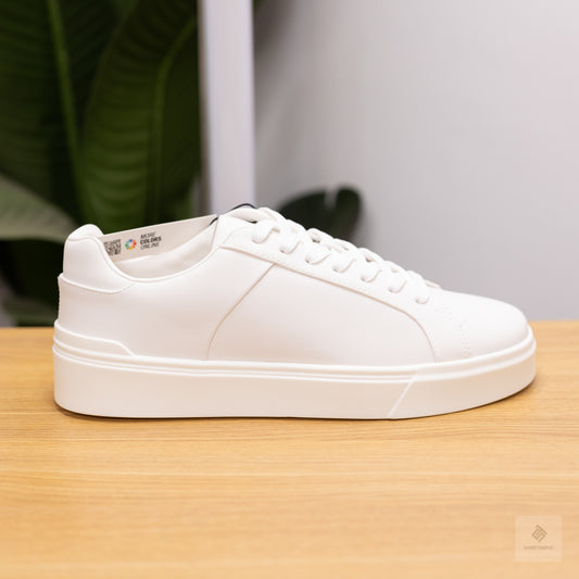 Zara All White Chunky Sole Sneaker
