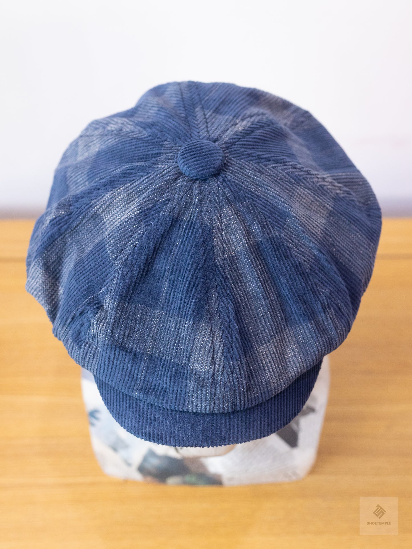 Newsboy Cap (Blue Checked)