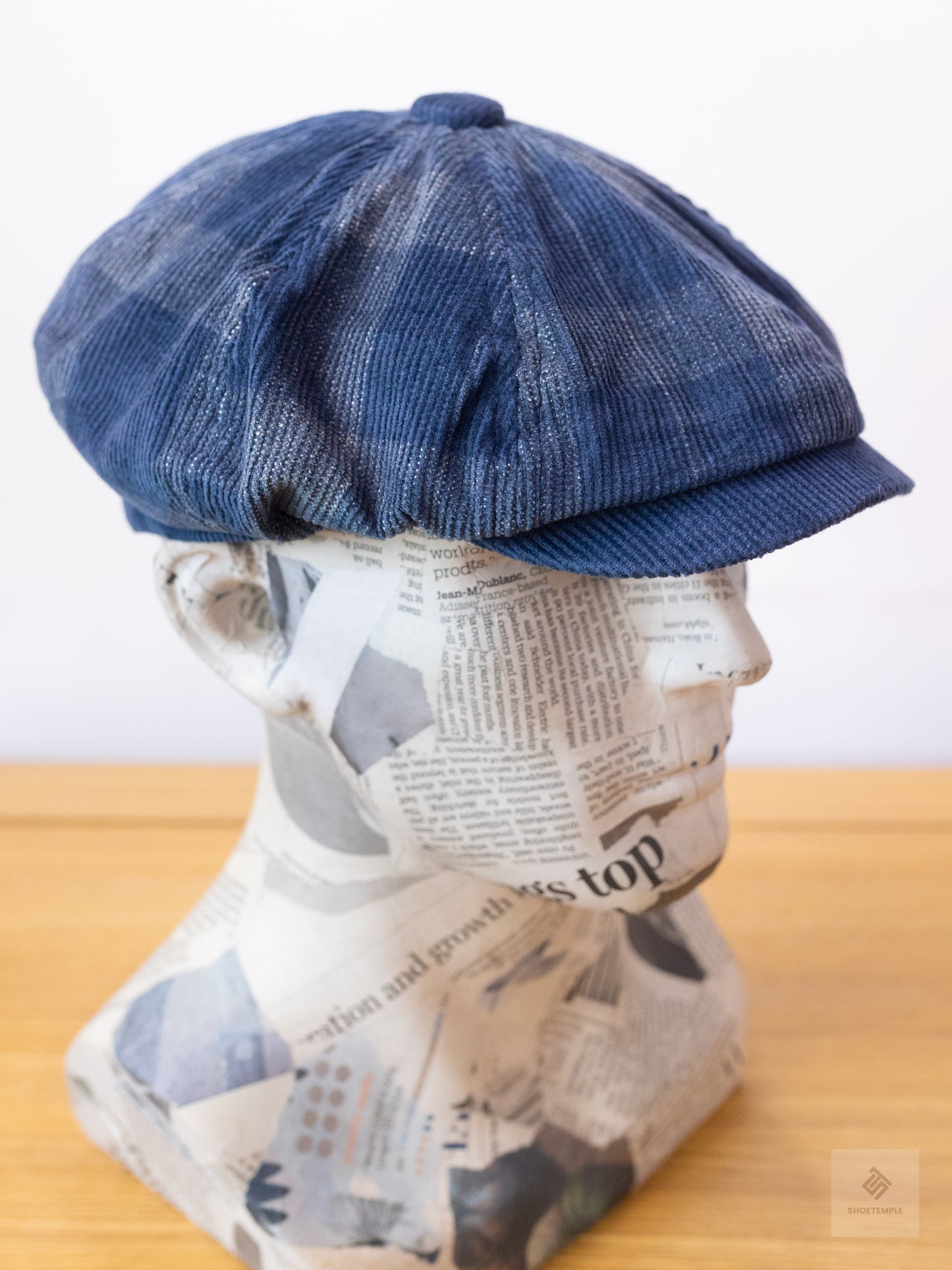 Newsboy Cap (Blue Checked)