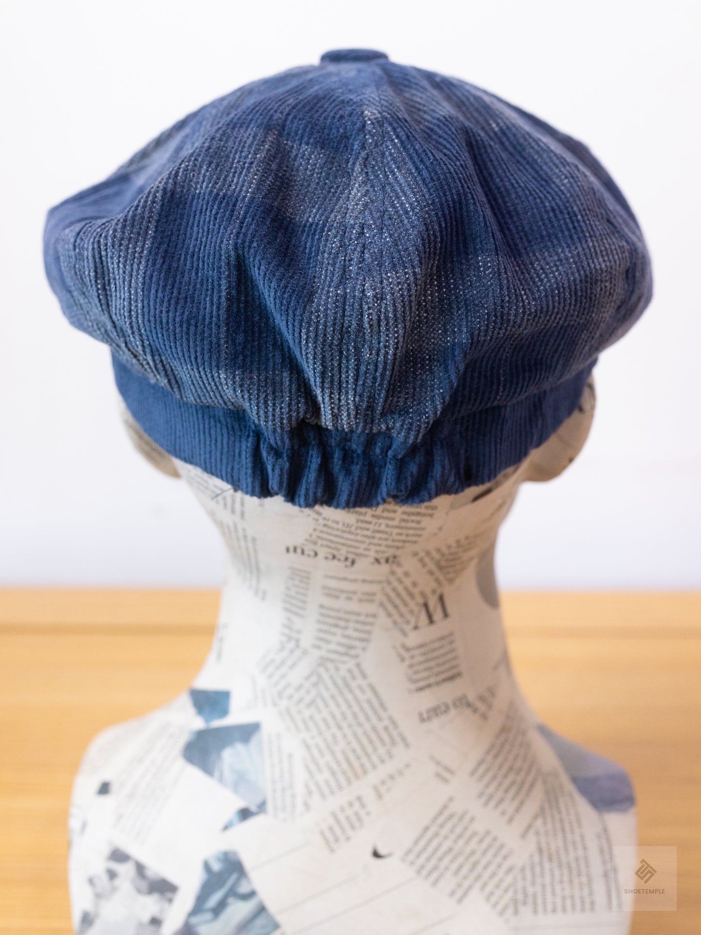 Newsboy Cap (Blue Checked)
