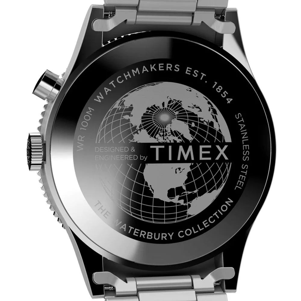 TIMEX WATERBURY TRADITIONAL GMT WATCH TW2W22700