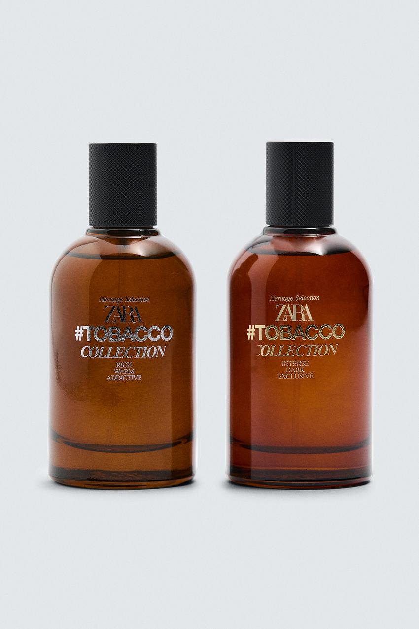 Zara #Tobacco Collection EDT Set 2 x 100ml — Rich Warm Addictive + Intense Dark Exclusive