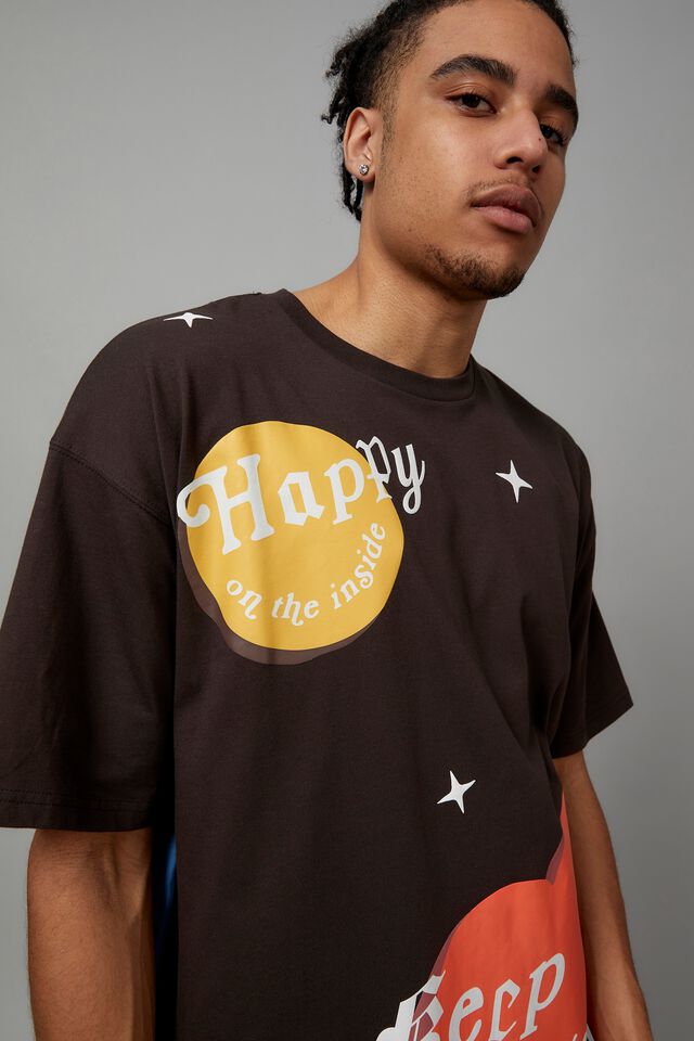 Oversized Smiley T Shirt