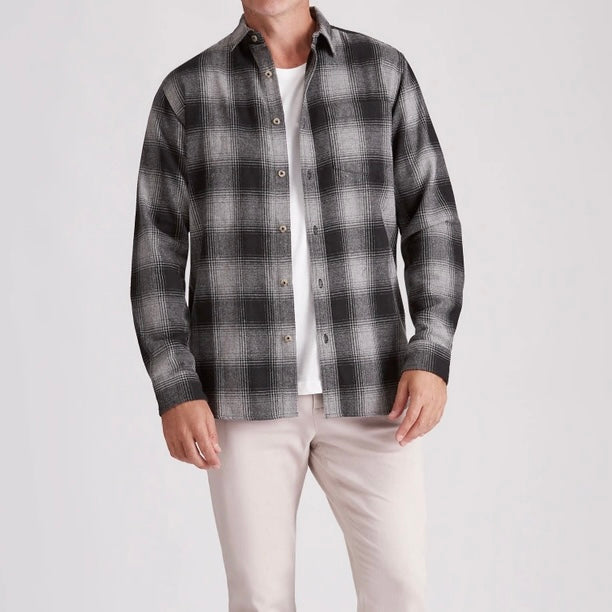 RIVERS LONG SLEEVE FLANNELETTE CHECK SHIRT