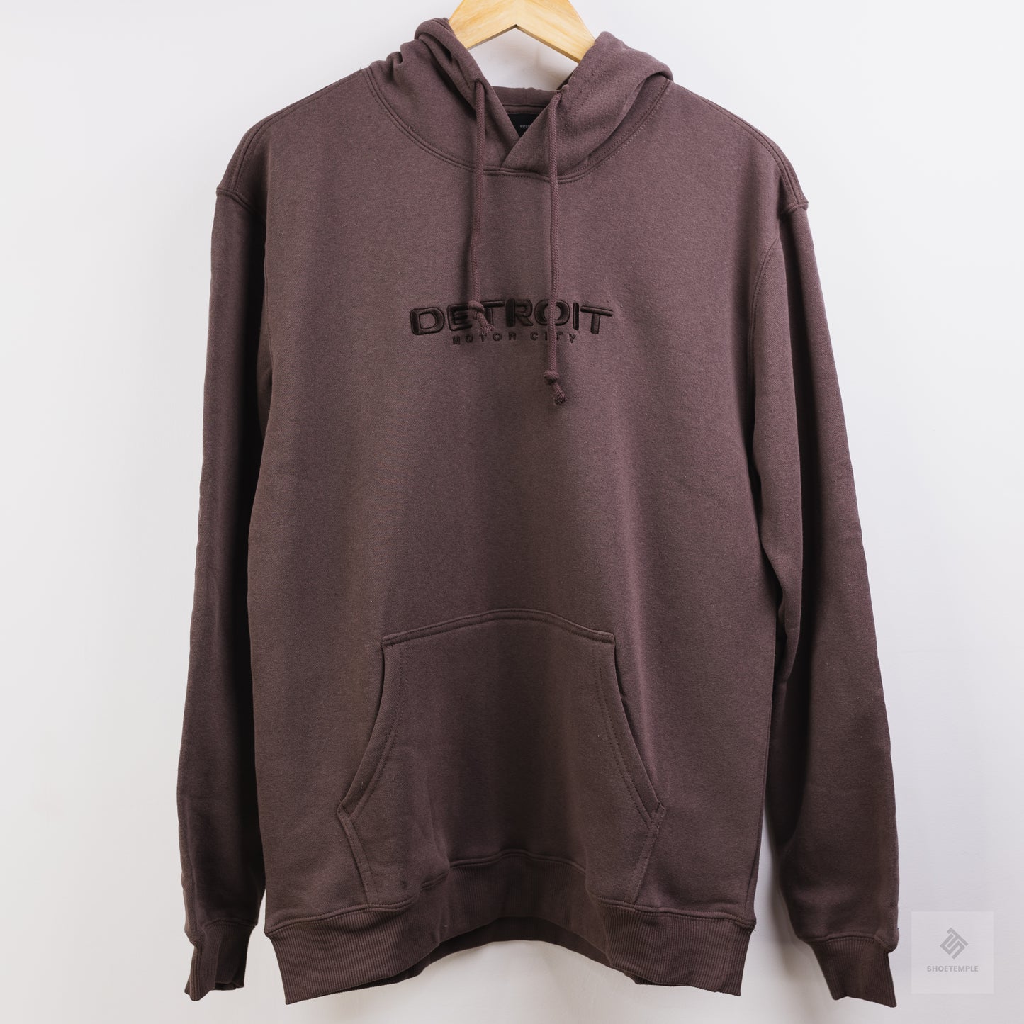 Graphic Fleece Pullover - Colour Washed Chocolate/ Motor City