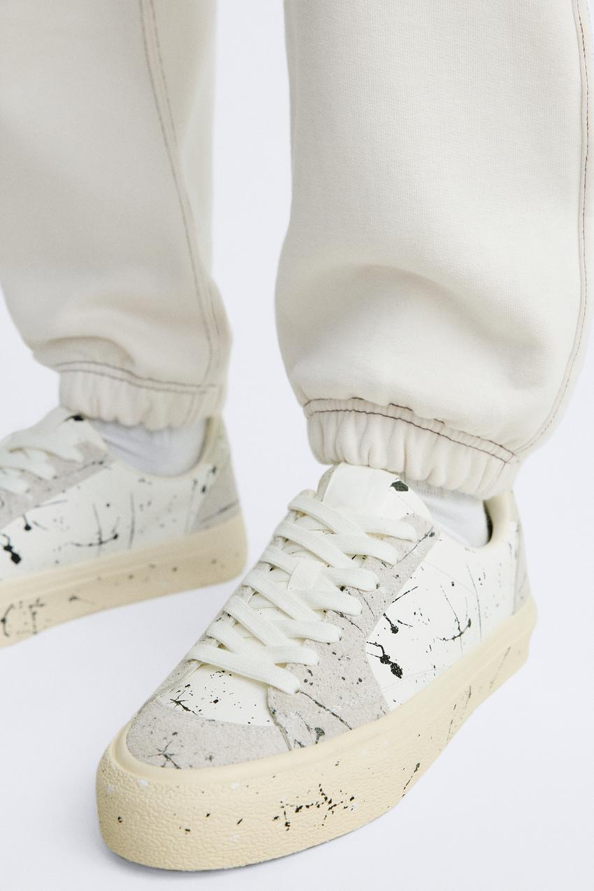 ZARA PAINT SPLATTER SNEAKERS