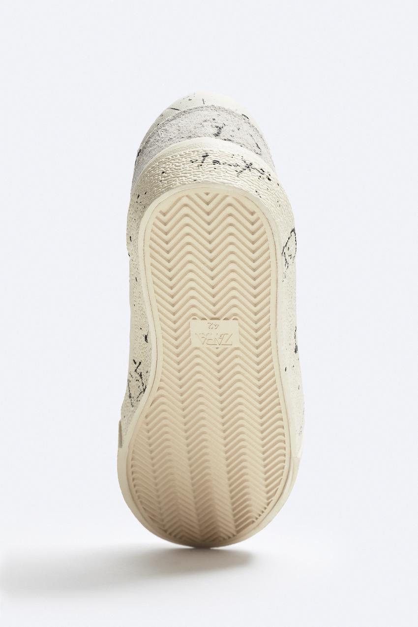 ZARA PAINT SPLATTER SNEAKERS