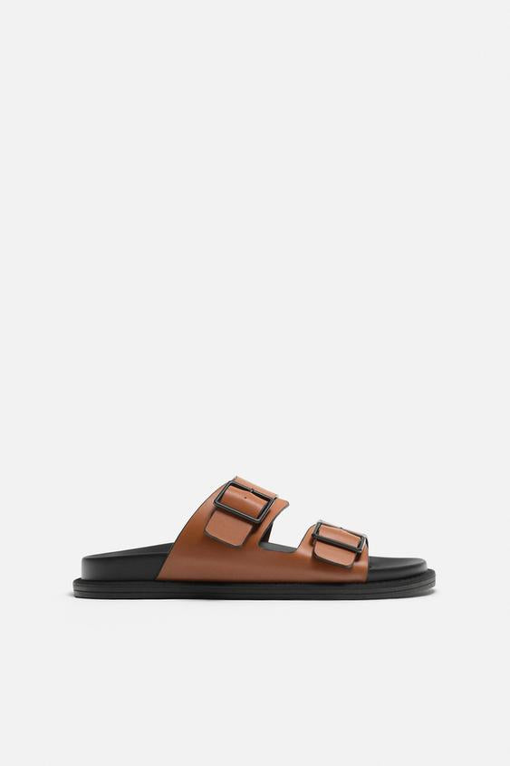 Zara DOUBLE STRAP SANDALS