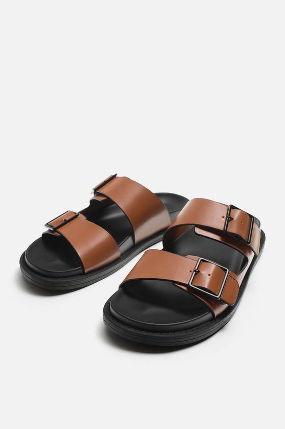 Zara DOUBLE STRAP SANDALS