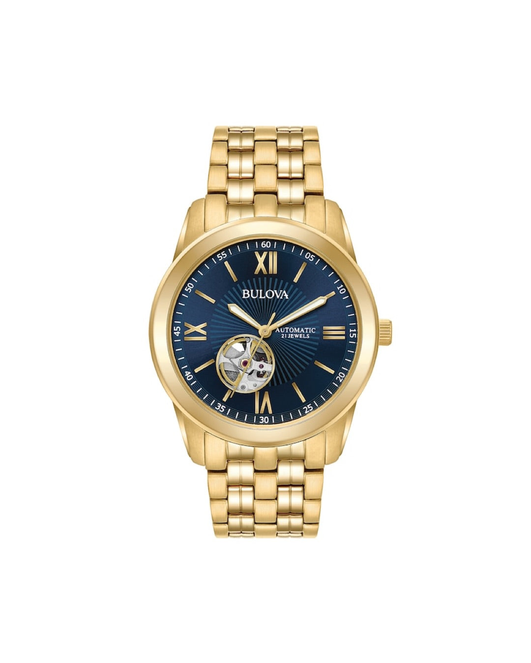 Bulova 98A263 Automatic Two Tone Bracelet Watch 44mm
