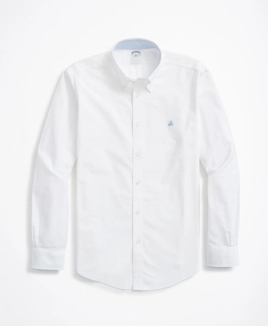 Brooks Brothers Stretch Non-Iron Oxford Button-Down Collar Sport Shirt