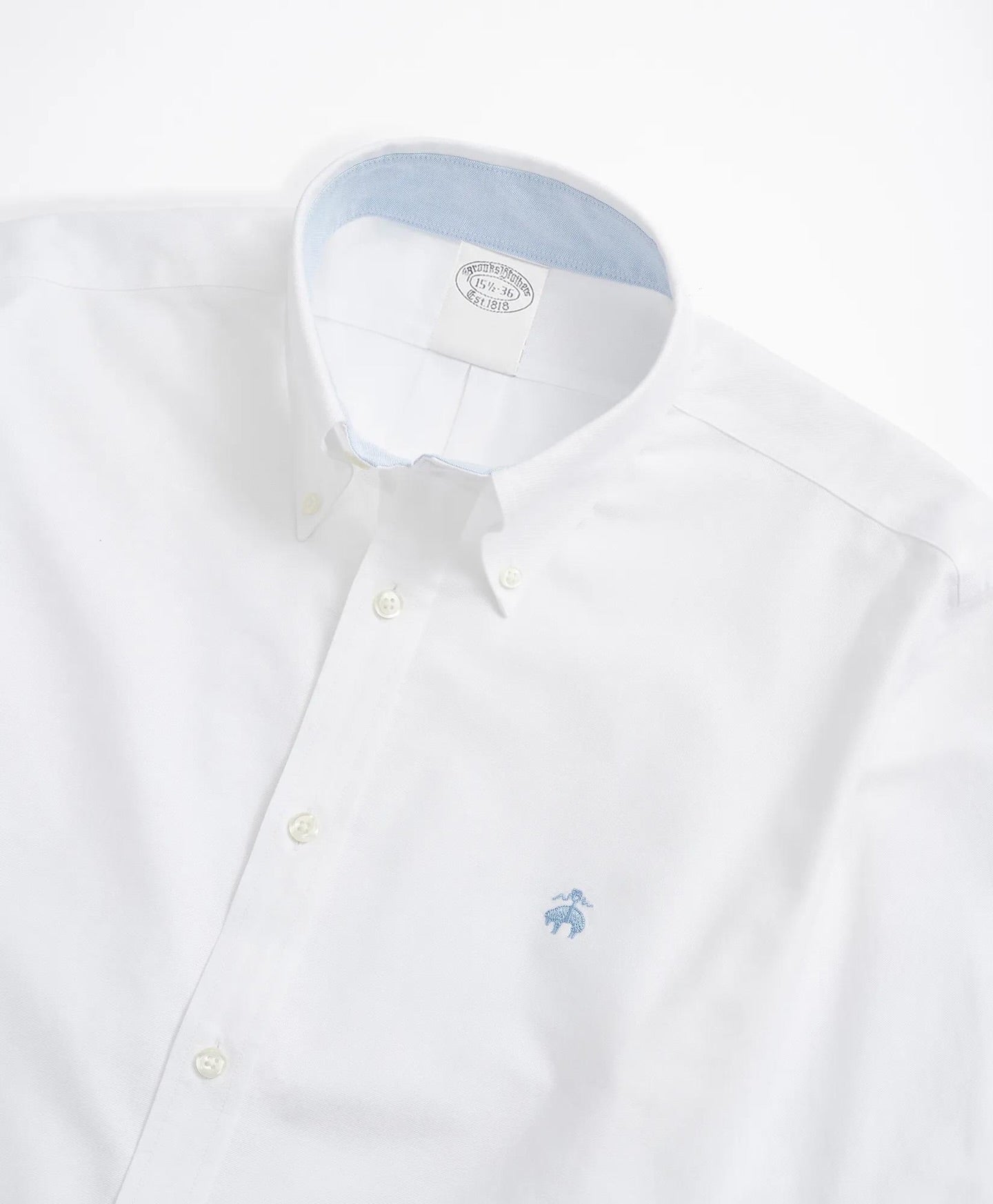 Brooks Brothers Stretch Non-Iron Oxford Button-Down Collar Sport Shirt