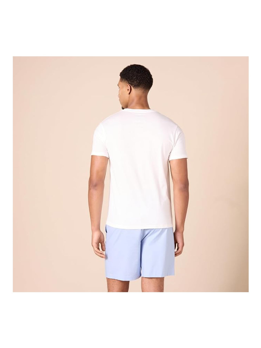 6 Pack Men's Slim Fit V-Neck Undershirt, Breathable Cotton, Amazon Essentials.